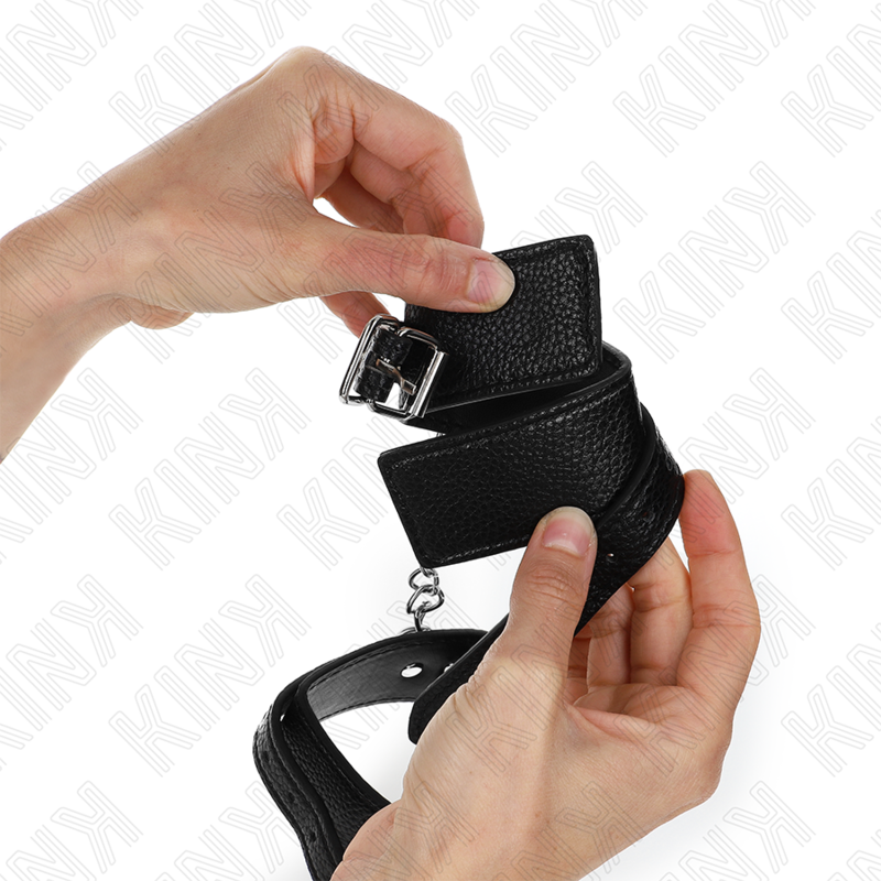 KINK - ALGUM DE PULSO COM ESTAMPA DE COBRA, PRETO, AJUSTÁVEL, 20-28 CM X 5,4 CM