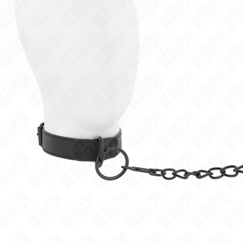 KINK - COLLAR CON CORREA OSCURA 65 CM AJUSTABLE 37-54 CM X 3 CM