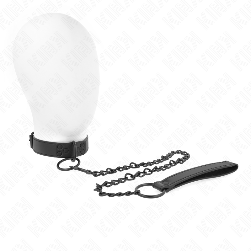 KINK - COLLAR CON CORREA OSCURA 65 CM AJUSTABLE 37-54 CM X 3 CM