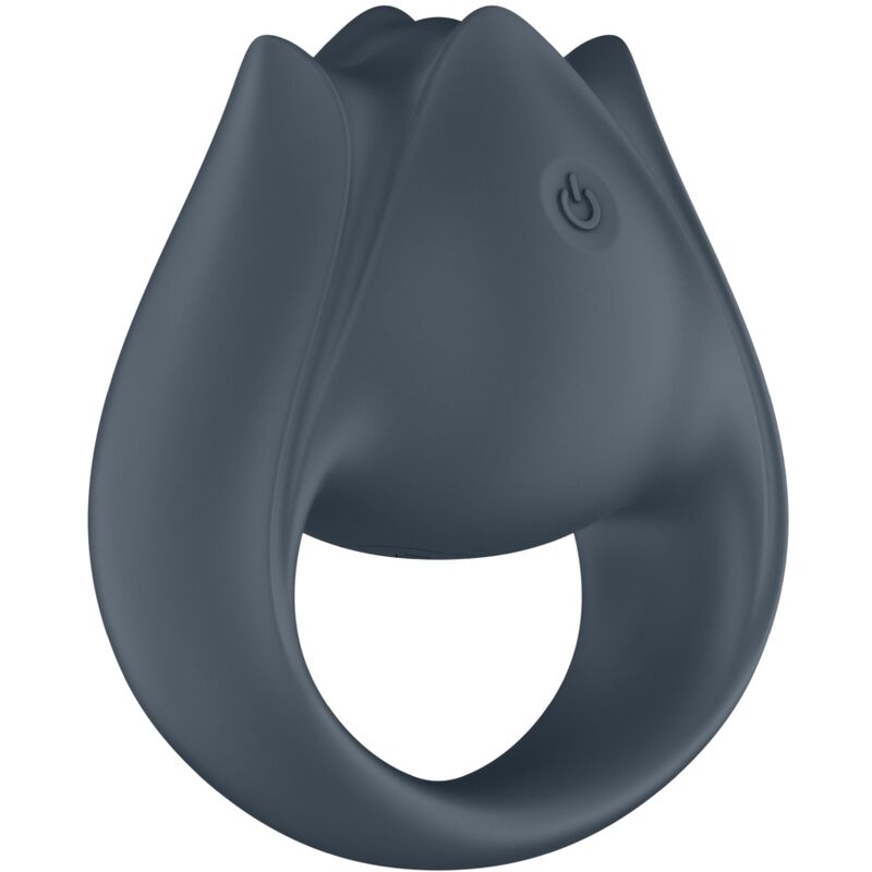 SATISFYER - PERFECT PAIR 2 MULTIVIBRADOR 2 EM 1 ANEL PENIANO E ESTIMULADOR DE DEDOS CINZA