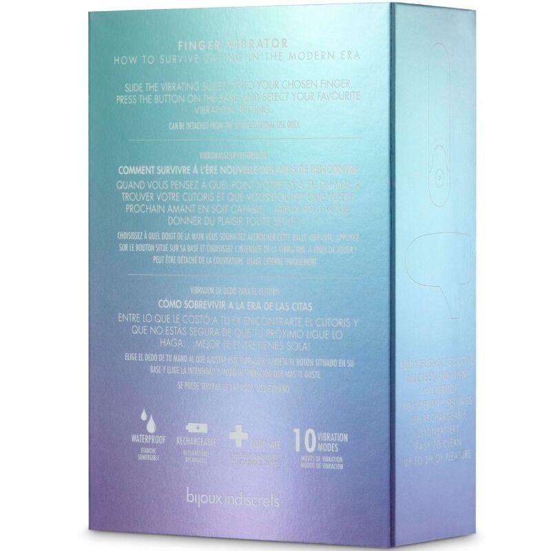 BIJOUX - MELHOR QUE O TEU EX VIBRADOR BULLET 10 VIBRAÇÕES CINZA