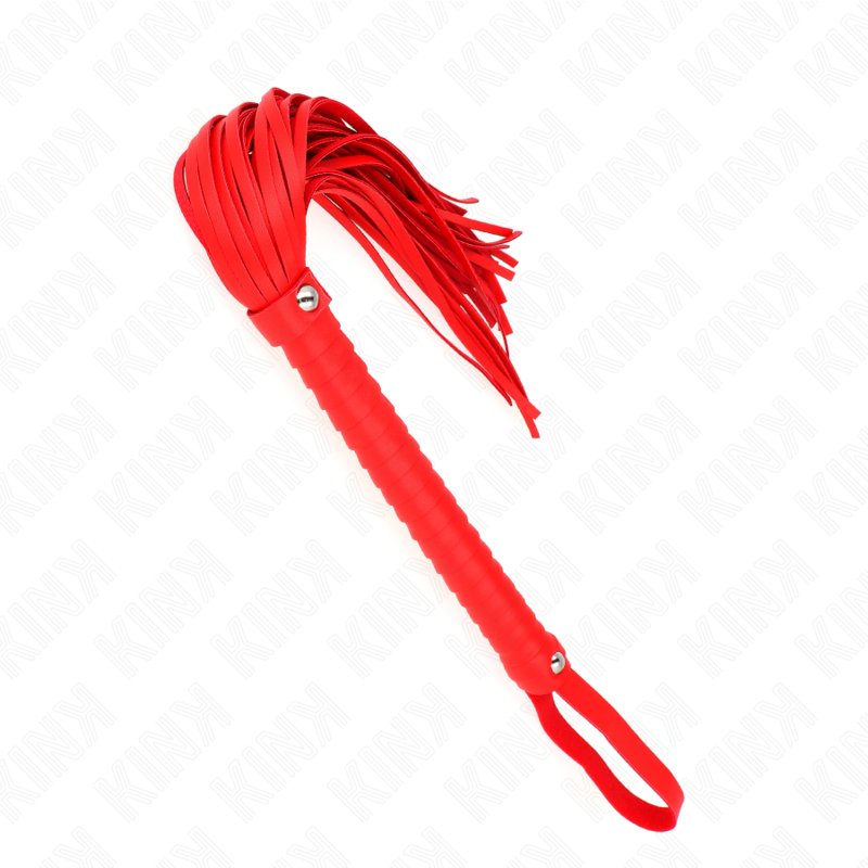KINK - LÁTIGO CON MANGO TEXTURIZADO ROJO 48,5 CM