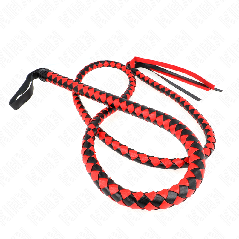 KINK - CHICOTE VERMELHO LONGO DE COBRA 210 CM