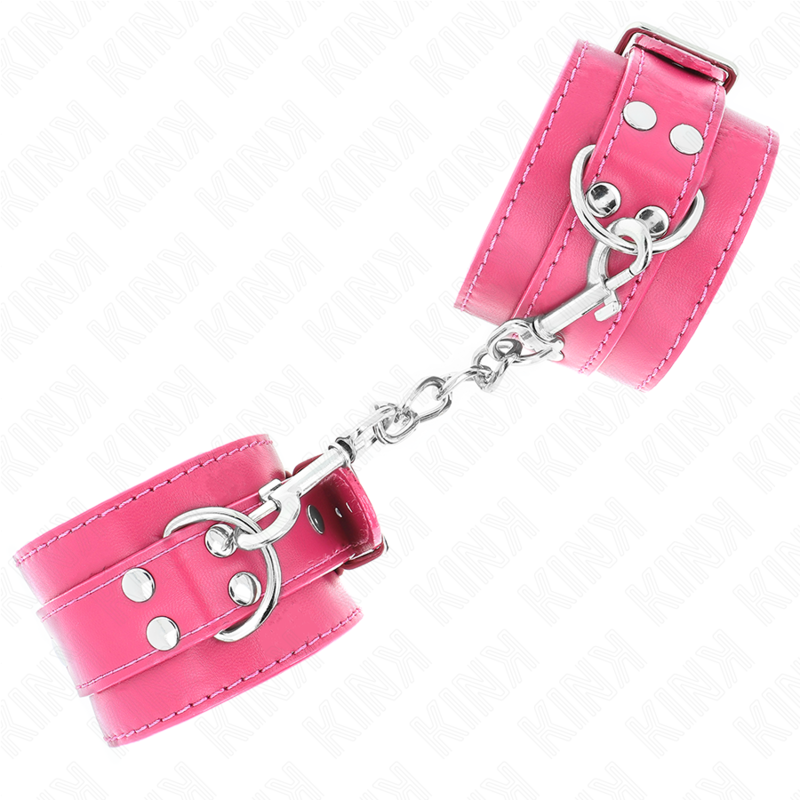 KINK - ALGUMA DE PULSO ROSA-FRAGRÂNCIA COM FORRO ROSA-FRAGRÂNCIA AJUSTÁVEL 20-28 CM X 5,5 CM