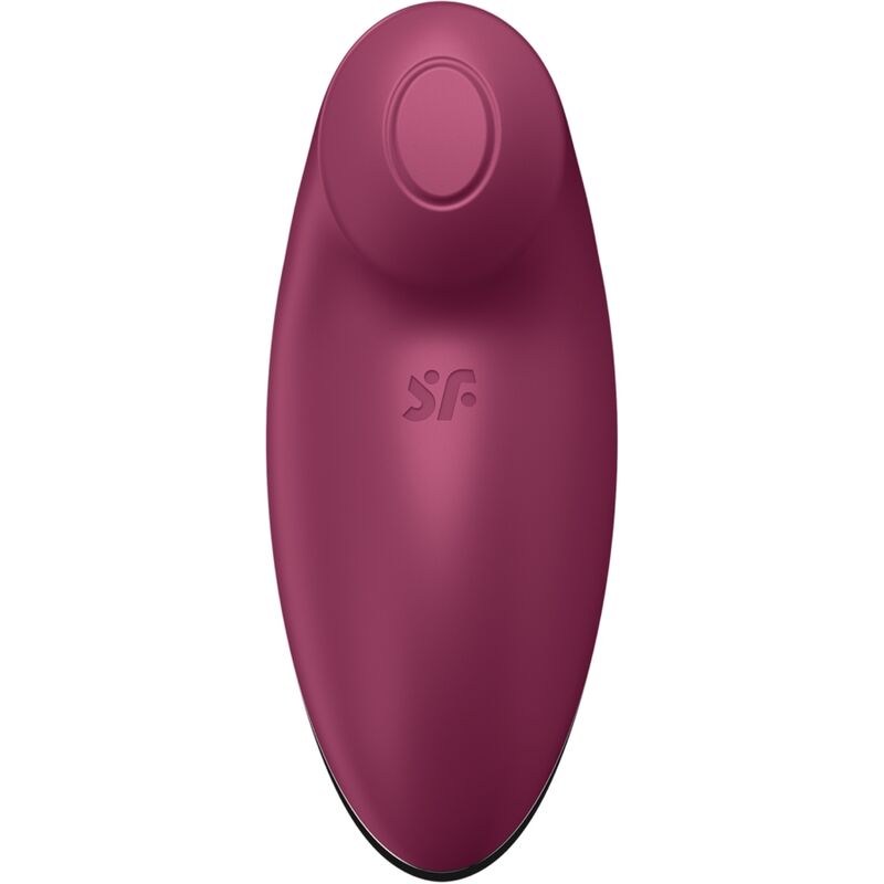 SATISFYER - TAP & CLIMAX 2 VIBRATOR & STIMULATOR RED