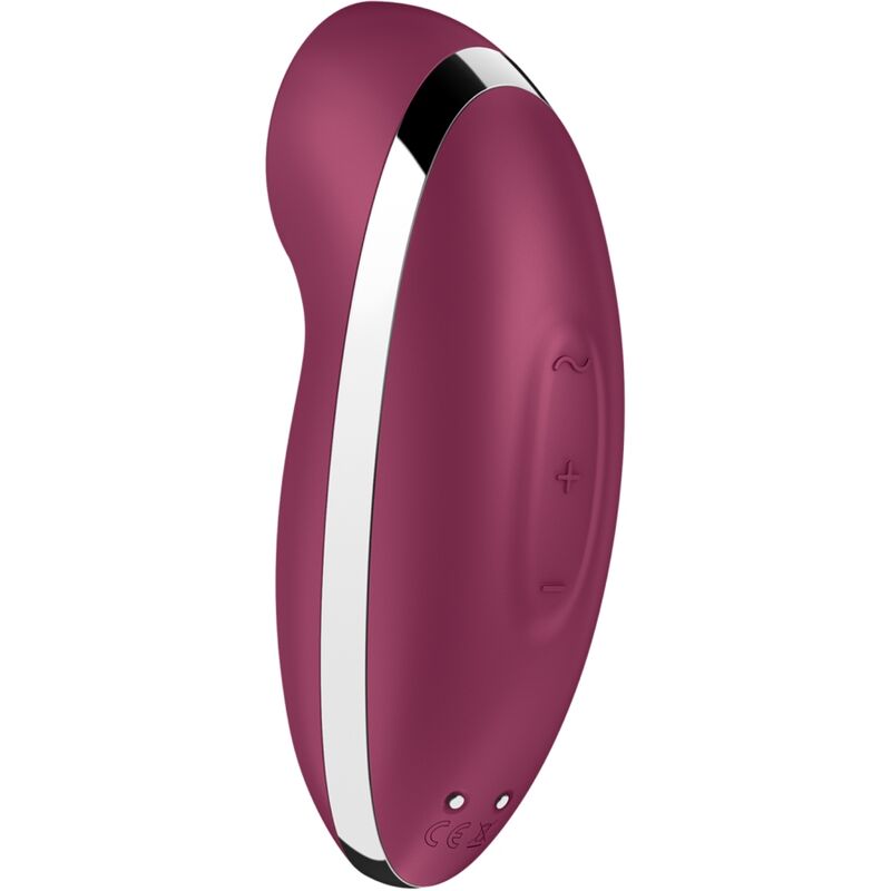 SATISFYER - TAP & CLIMAX 2 VIBRATOR & STIMULATOR RED