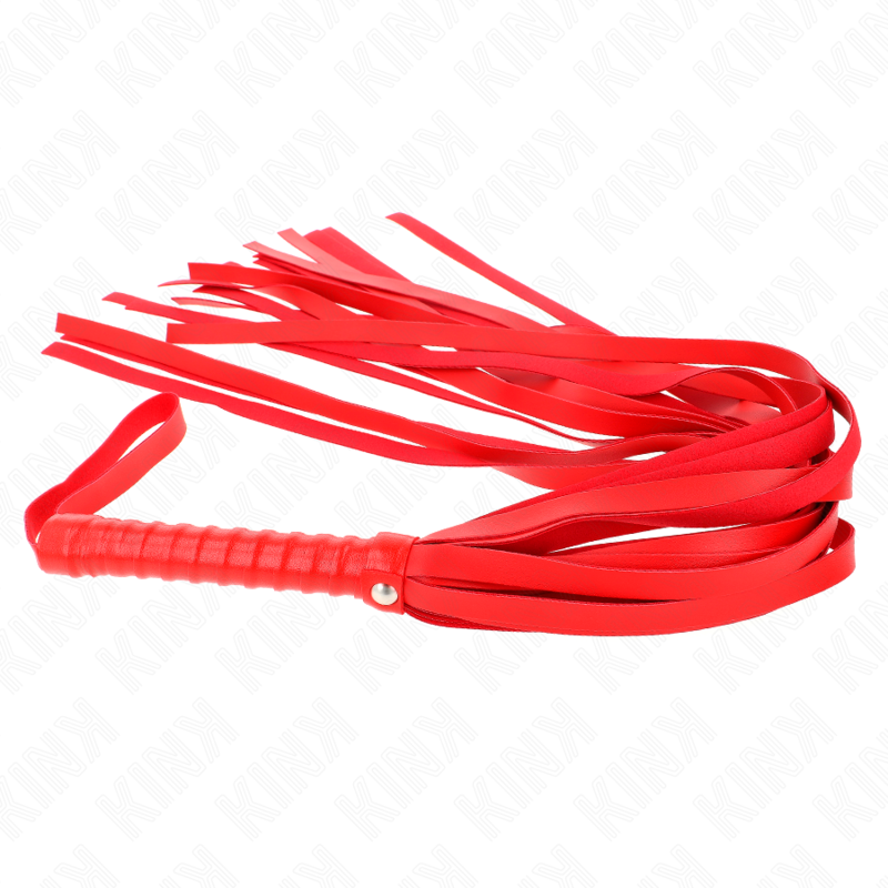 KINK - CHICOTE VERMELHO DE CABO CURTO E RABO LONGO 70 CM