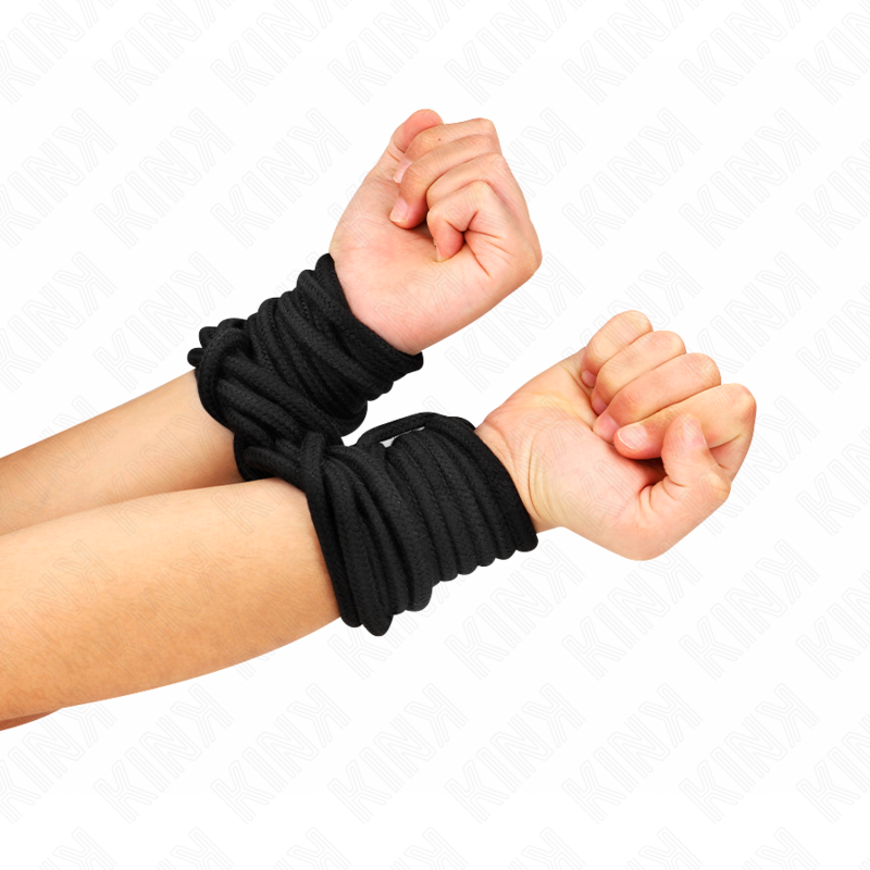 KINK - CORDA DE ALGODÃO 20 METROS PRETO