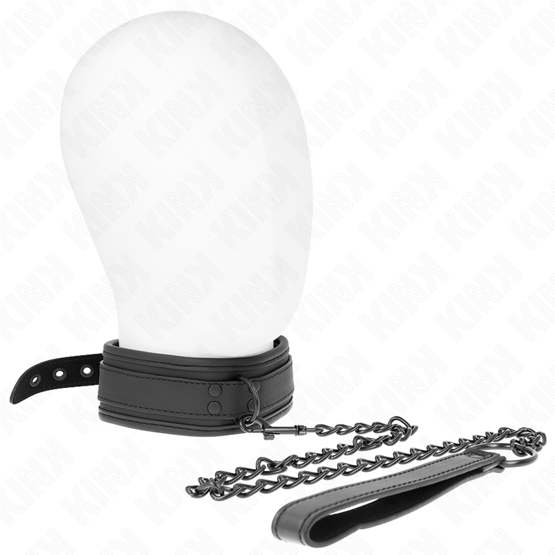 KINK - COLEIRA DE NEOPRENE PARA BONDAGE MODELO 1 COM CINTO 78 CM AJUSTÁVEL 37,5 X 49,5 CM