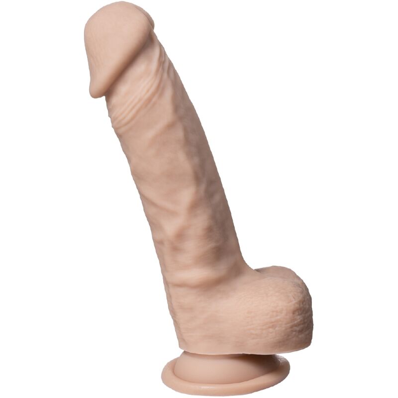 SILEXD - MODELO 1 PÊNIS REALISTA DE PELE REAL TERMO-REATIVO 17,8 CM
