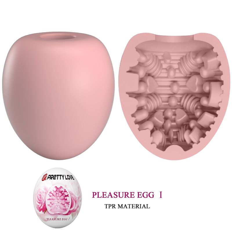PRETTY LOVE - HUEVO MASTURBADOR MASCULINO ROSA