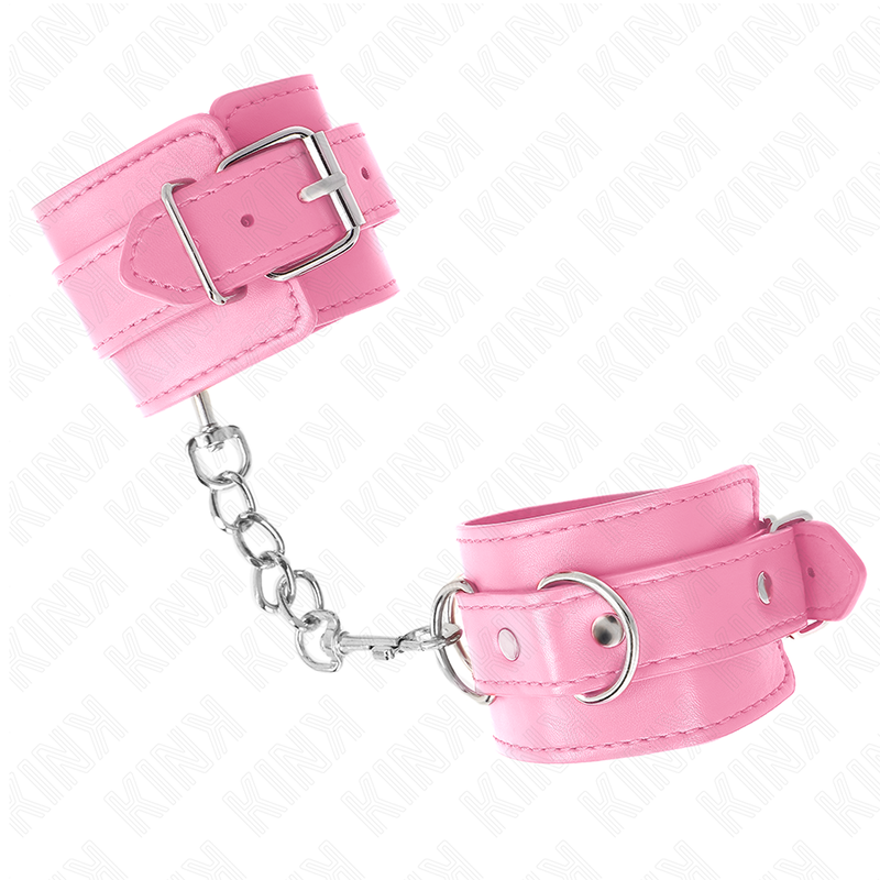 KINK - ALGUMA DE PULSO SIMPLES ROSA AJUSTÁVEL 20-23 CM X 5,5 CM