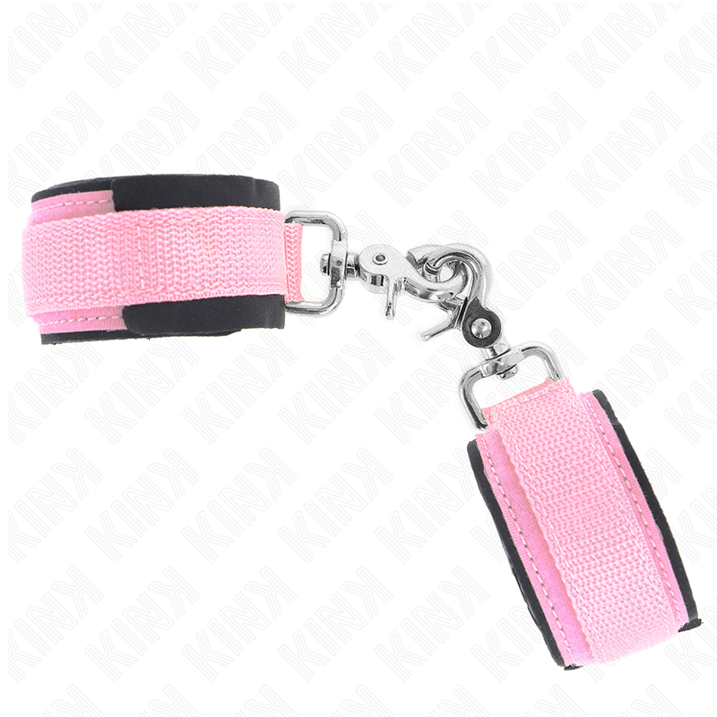 KINK - MUÑEQUERAS AJUSTABLES DE NEOPRENO ROSA AJUSTABLES 22-34 CM