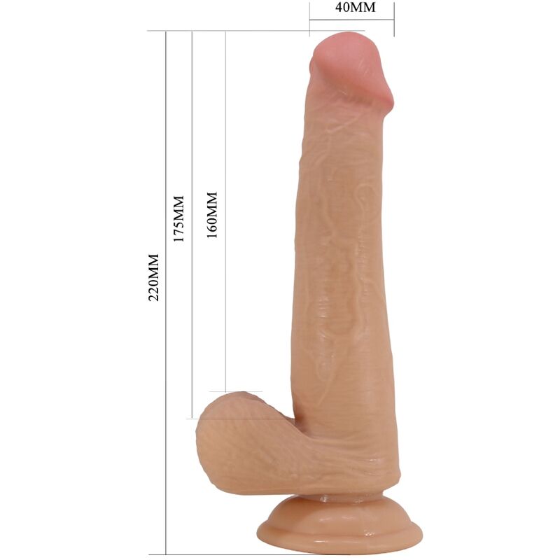 PRETTY LOVE - DILDO REALISTA TALLEN 22 CM COR DE CARNE