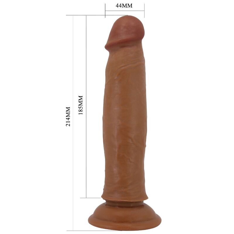 PRETTY LOVE - DILDO REALISTA KEON 21 CM CASTANHO