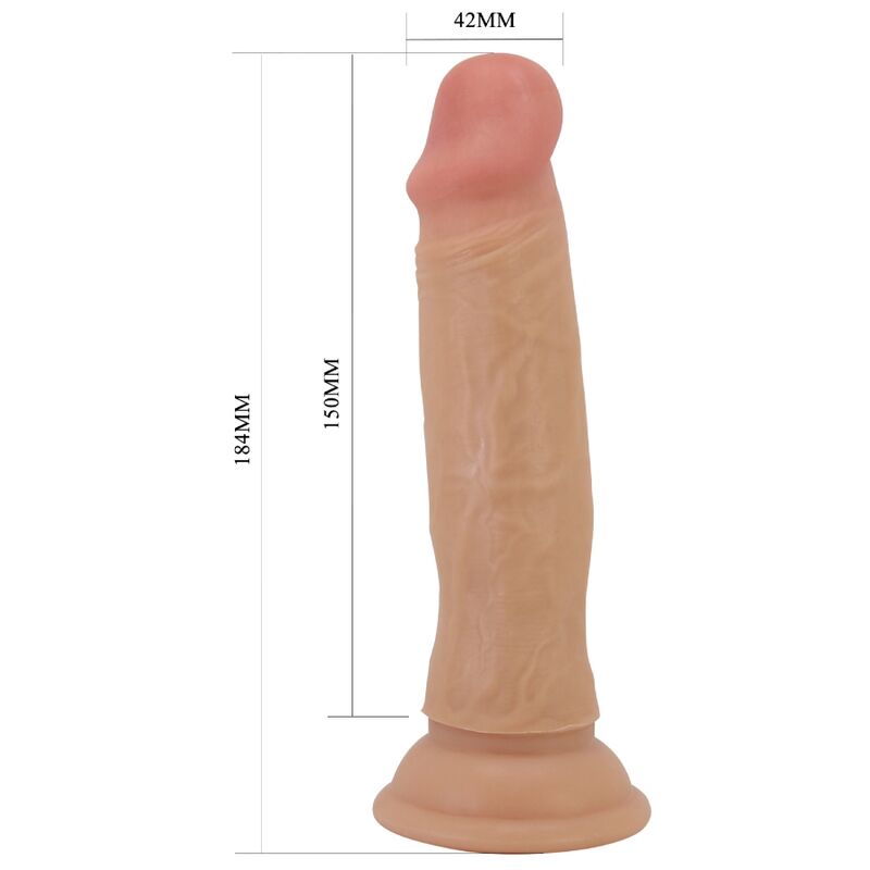 PRETTY LOVE - QUENTIN DILDO REALISTA 18 CM COR DE CARNE