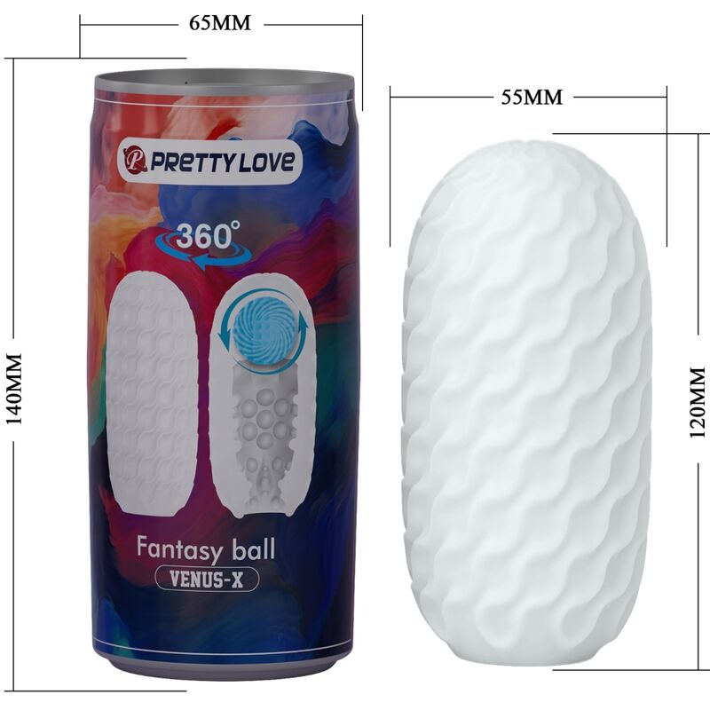 PRETTY LOVE - VENUS X MODELO 2 MASTURBAÇÃO MASCULINA BRANCO