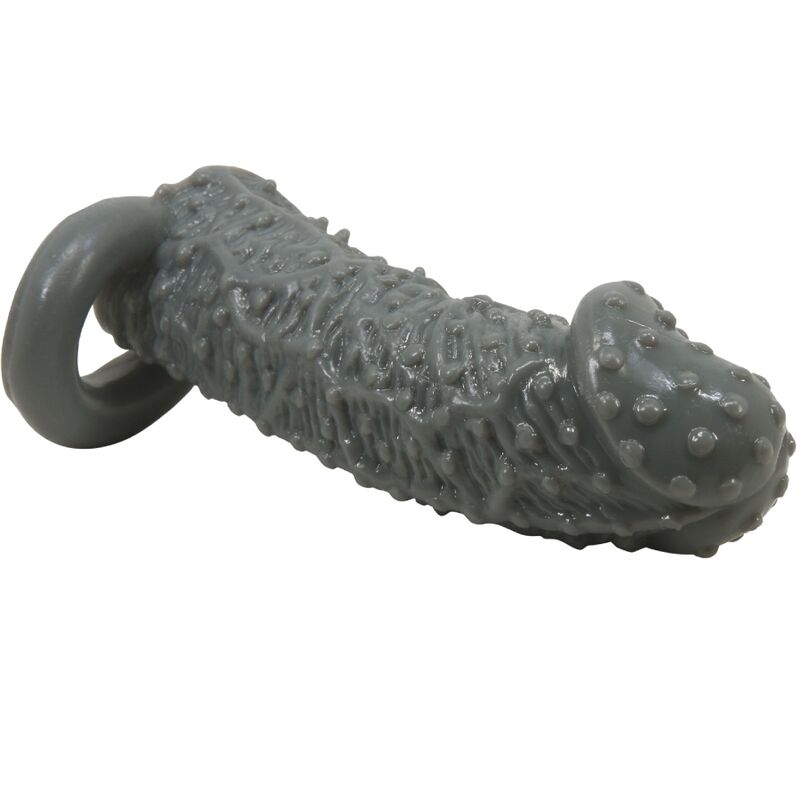 PRETTY LOVE - FUNDA REALISTA PARA ALARGAR Y RETARDAR EL PENE MODELO 2 GRIS