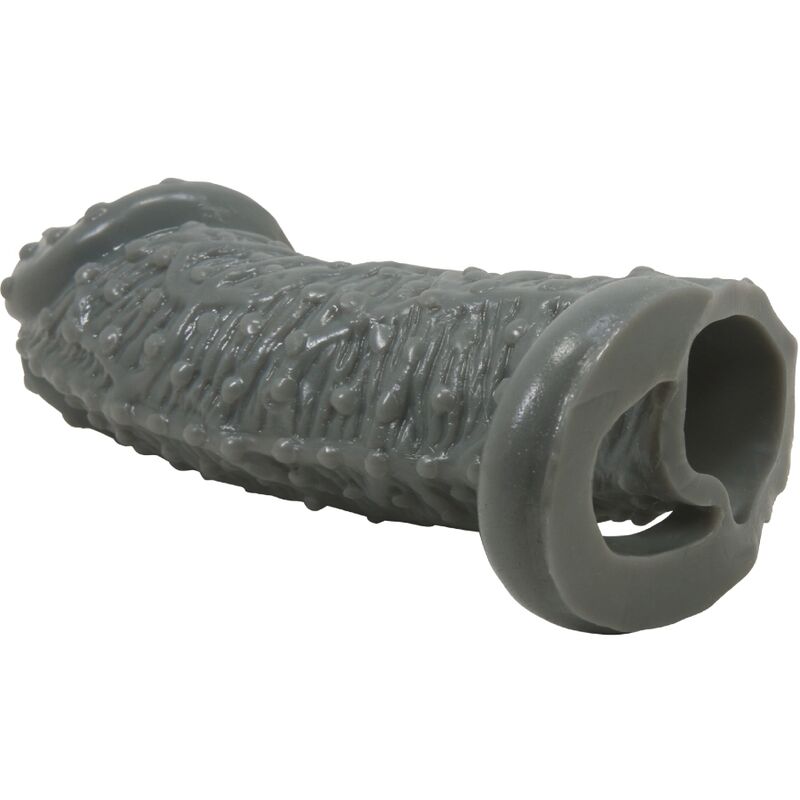 PRETTY LOVE - FUNDA REALISTA PARA ALARGAR Y RETARDAR EL PENE MODELO 2 GRIS