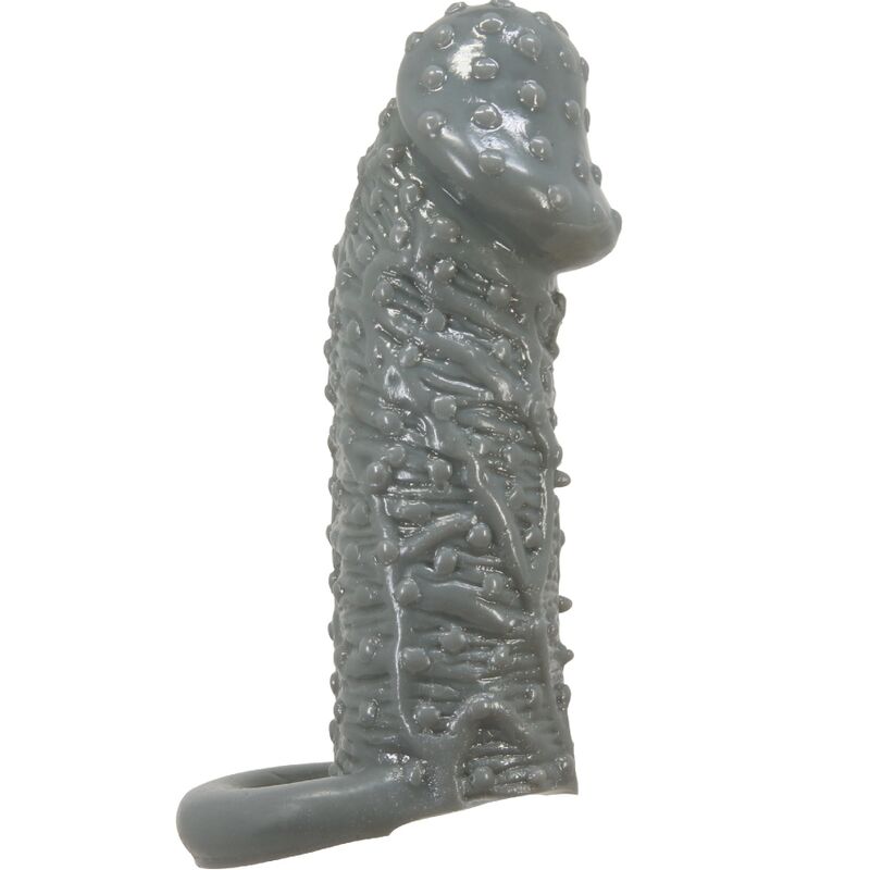 PRETTY LOVE - FUNDA REALISTA PARA ALARGAR Y RETARDAR EL PENE MODELO 2 GRIS