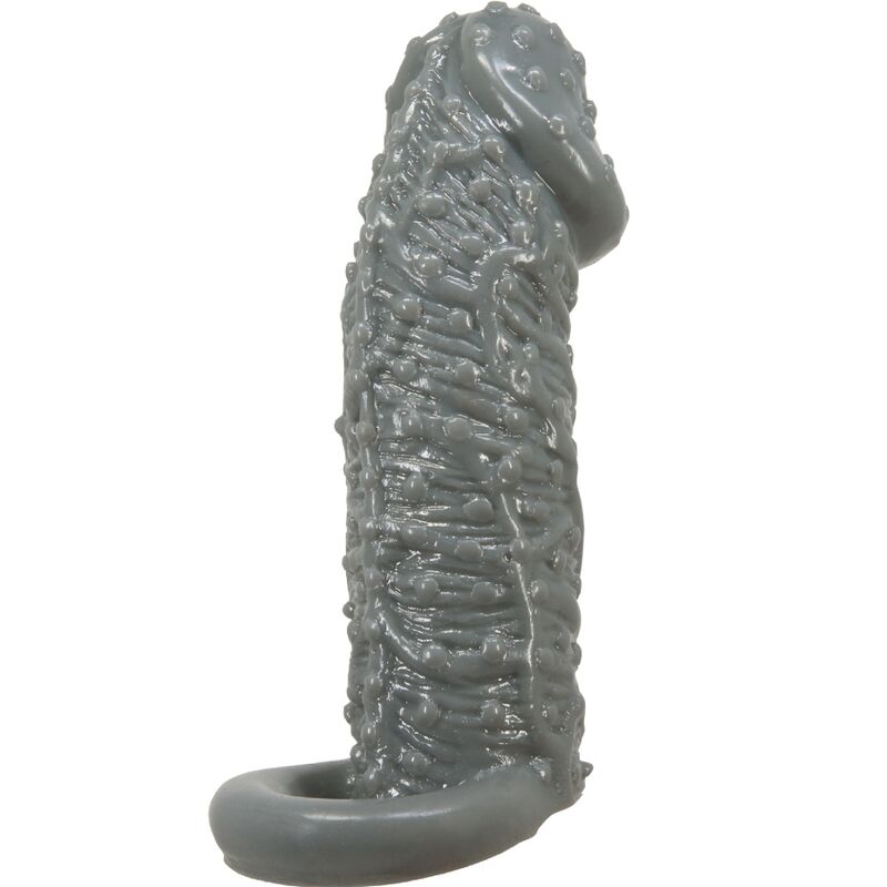 PRETTY LOVE - FUNDA REALISTA PARA ALARGAR Y RETARDAR EL PENE MODELO 2 GRIS