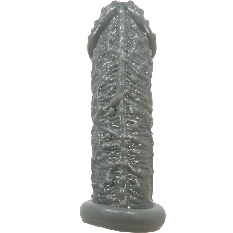PRETTY LOVE - FUNDA REALISTA PARA ALARGAR Y RETARDAR EL PENE MODELO 2 GRIS