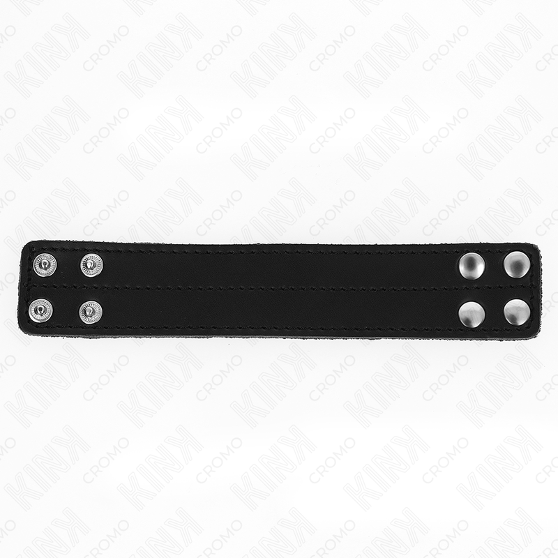 KINK - ANILLO DE CUERO PARA EL PENE CON CIERRE DE PRESIÓN 18,5 X 3,3 CM