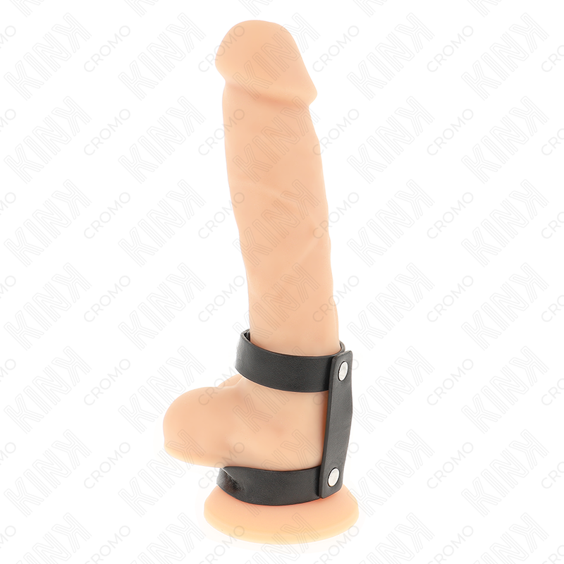 KINK - ANILLO PARA EL PENE DE CUERO DOBLE AJUSTABLE