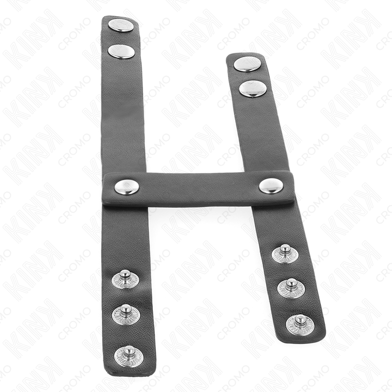 KINK - ANILLO PARA EL PENE DE CUERO DOBLE AJUSTABLE