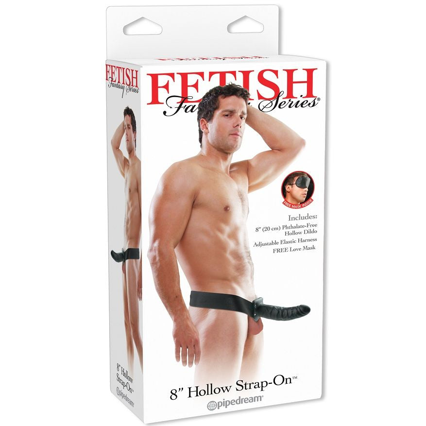 FETISH FANTASY SERIES - STRAP-ON OCO DE 19 CM PRETO
