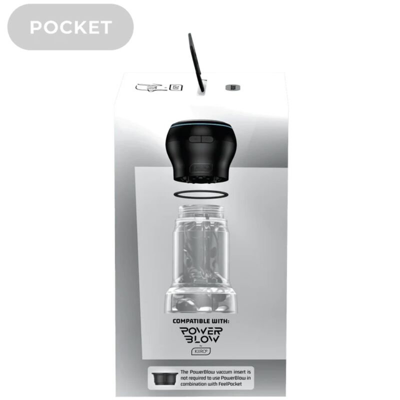 KIIROO - MASTURBADOR DE BOLSILLO FEEL CRYSTAL DE KIIROO TRANSPARENTE
