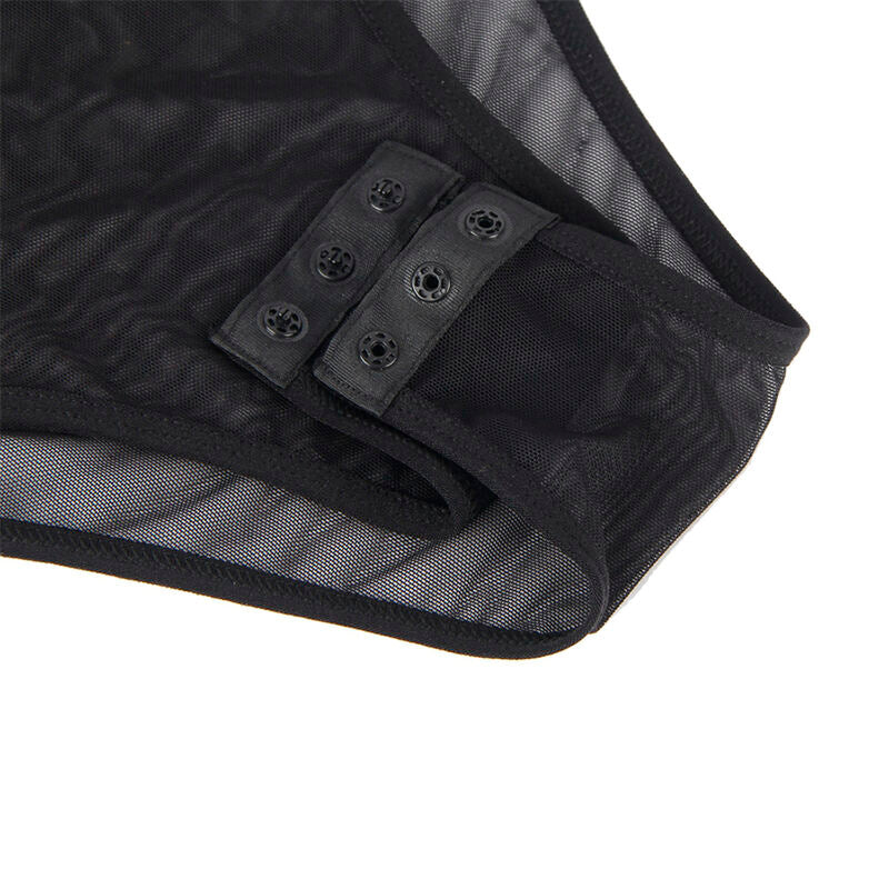 SUBBLIME - 954055 BODY DE RENDA SEXY PRETO TAMANHO S/M