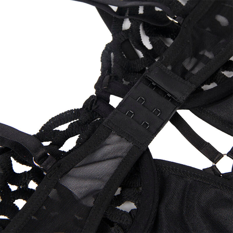 SUBBLIME - 954055 BODY DE RENDA SEXY PRETO TAMANHO S/M