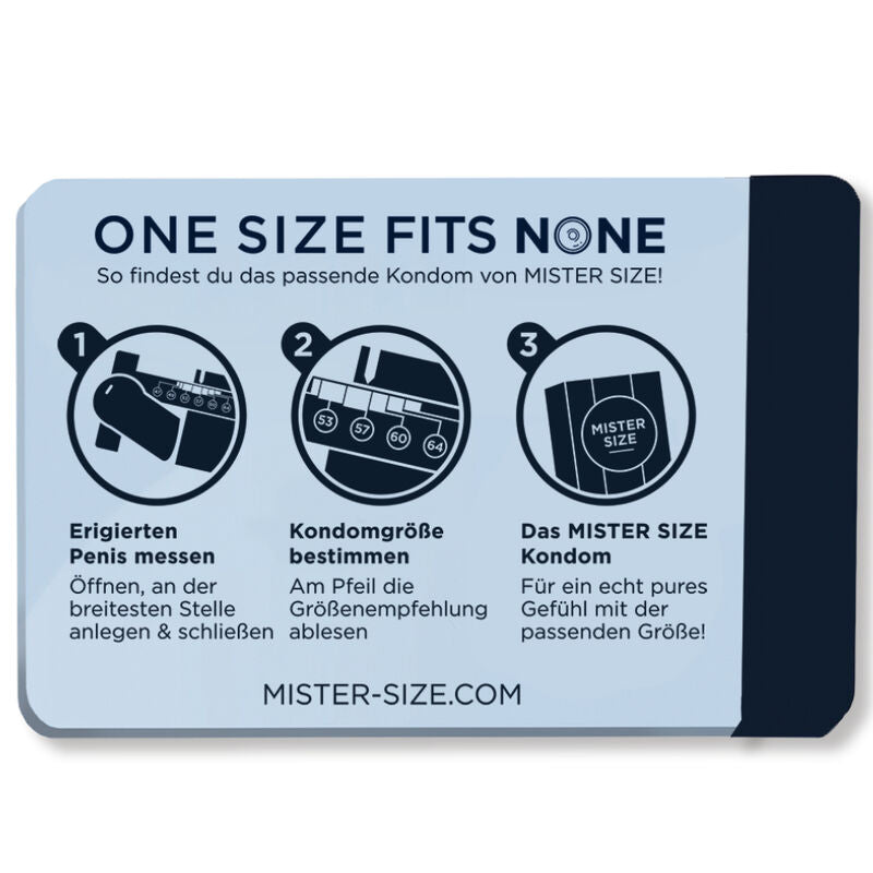 MISTER SIZE - CONDOM SIZER (DEUTSCH)