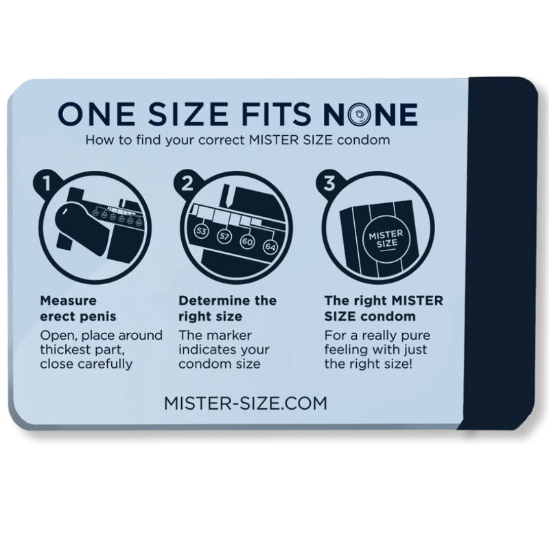 MISTER SIZE - CONDOM SIZER (ENGLISH)