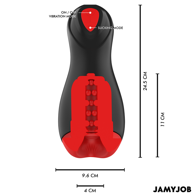 JAMYJOB - CORE-X MASTURBADOR AUTOMÁTICO COM 5 MODOS DE ASPIRAÇÃO E VIBRAÇÃO
