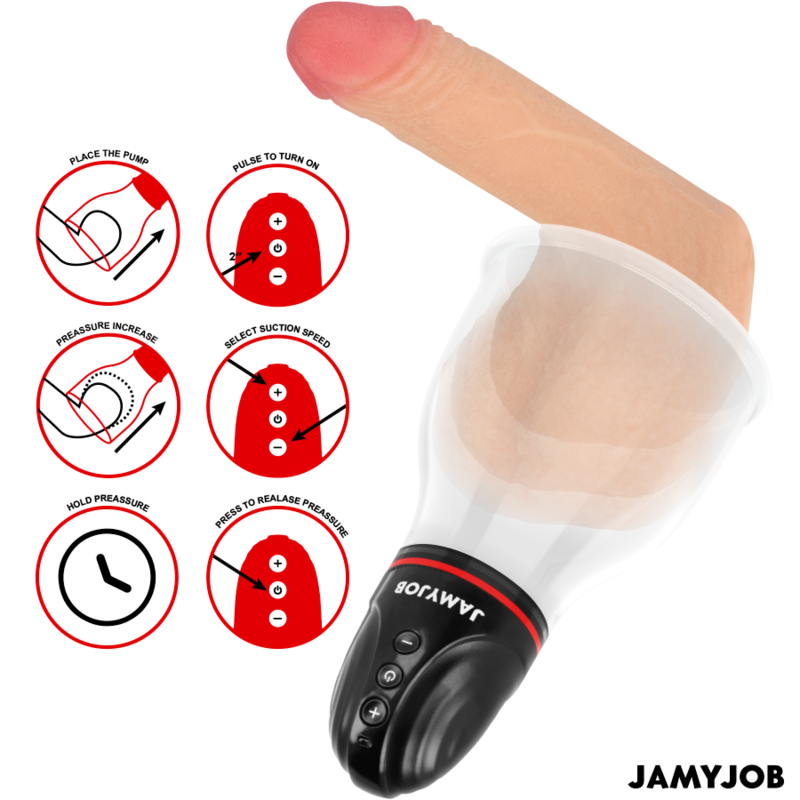 JAMYJOB - XPAND LITE BOMBA AUTOMÁTICA DE TESTÍCULOS 3 NIVELES DE ONDAS ESTIMULANTES GRIS