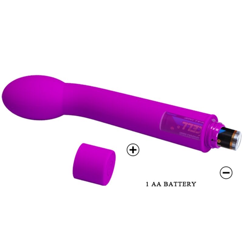 PRETTY LOVE - VIBRADOR LOGAN PARA PONTO G, 10 VIBRAÇÕES, ROXO