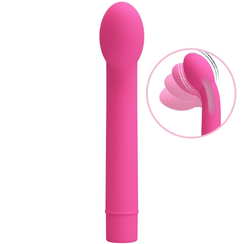 PRETTY LOVE - VIBRADOR LOGAN PARA PONTO G, 10 VIBRAÇÕES, ROSA
