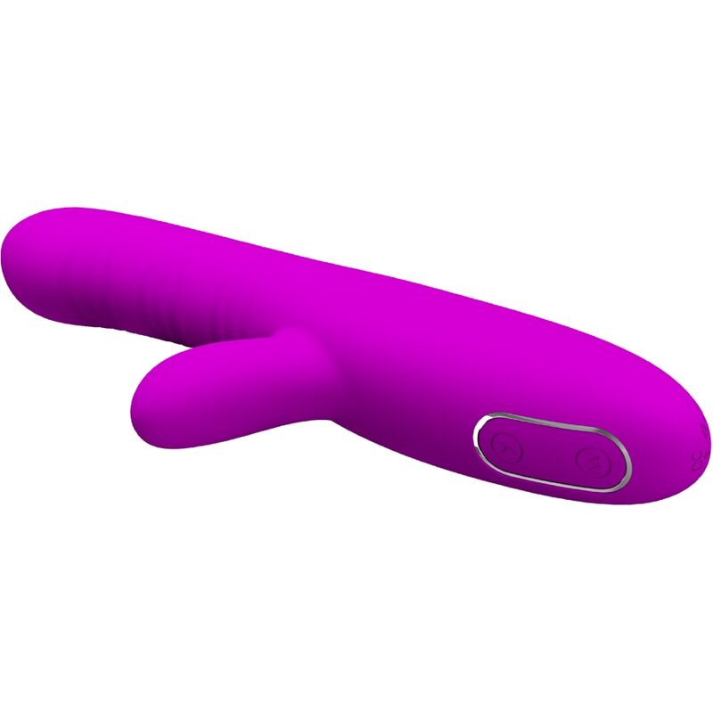 PRETTY LOVE - ANGELIQUE VIBRADOR MULTIFUNCIONAL + ESTIMULADOR DE CLITÓRIS ROXO