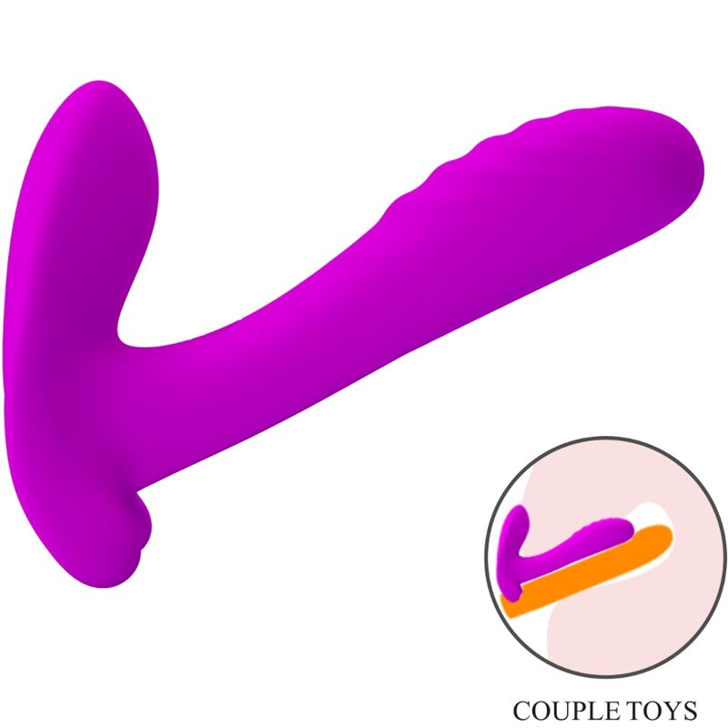 PRETTY LOVE - MASAJEADOR Y VIBRADOR 12 VIBRACIONES CONTROL REMOTO MORADO