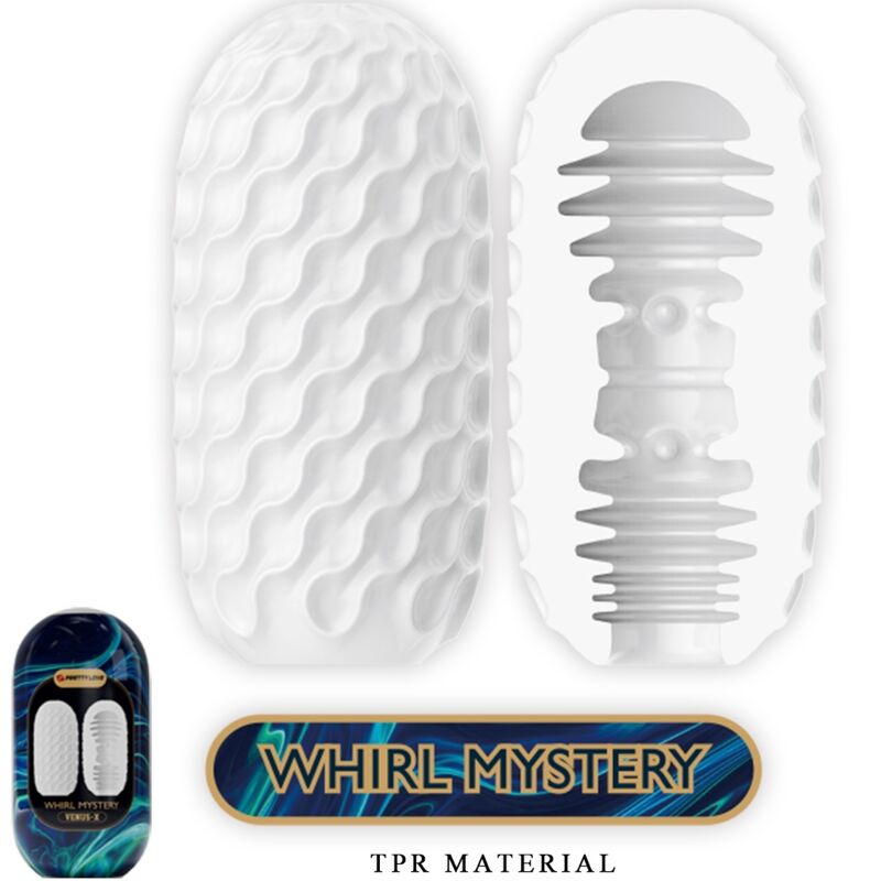 PRETTY LOVE - MASTURBADORES MASCULINOS DE SILICONA VENUS X 15 BLANCOS