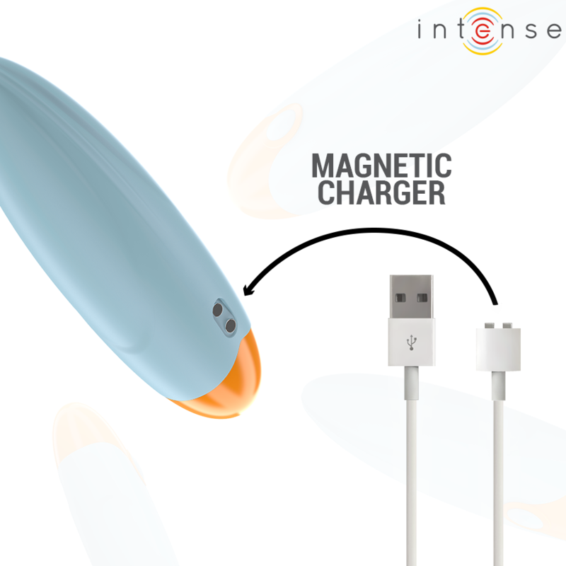 INTENSO - BALA VIBRADORA MIKE 10 VIBRACIONES AZUL