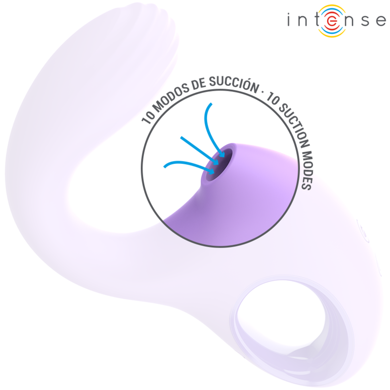 INTENSO - VIBRADOR Y ESTIMULADOR BAXTER VIOLETA
