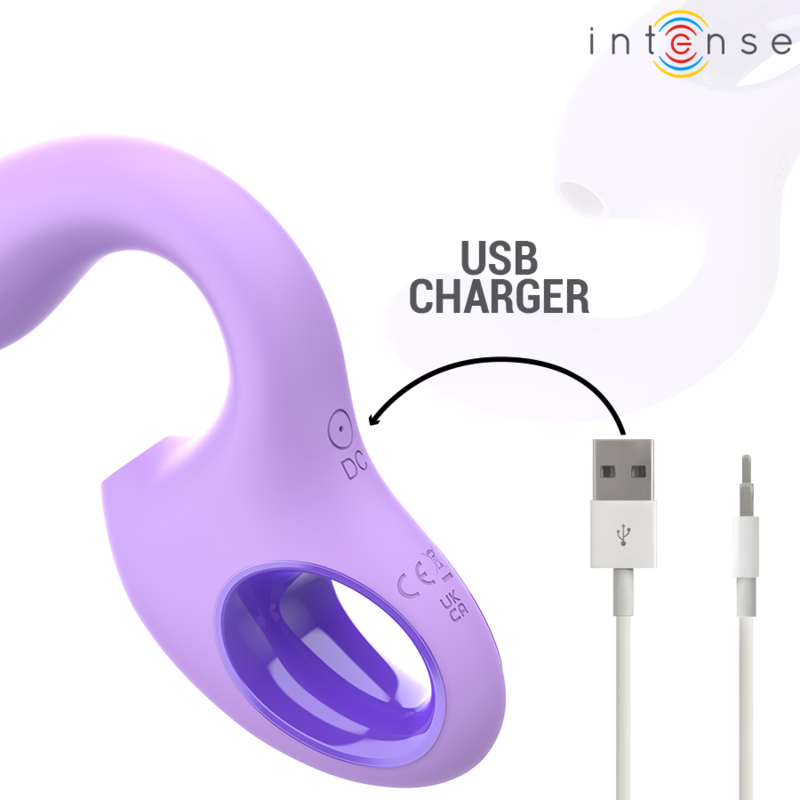 INTENSO - VIBRADOR Y ESTIMULADOR BAXTER VIOLETA