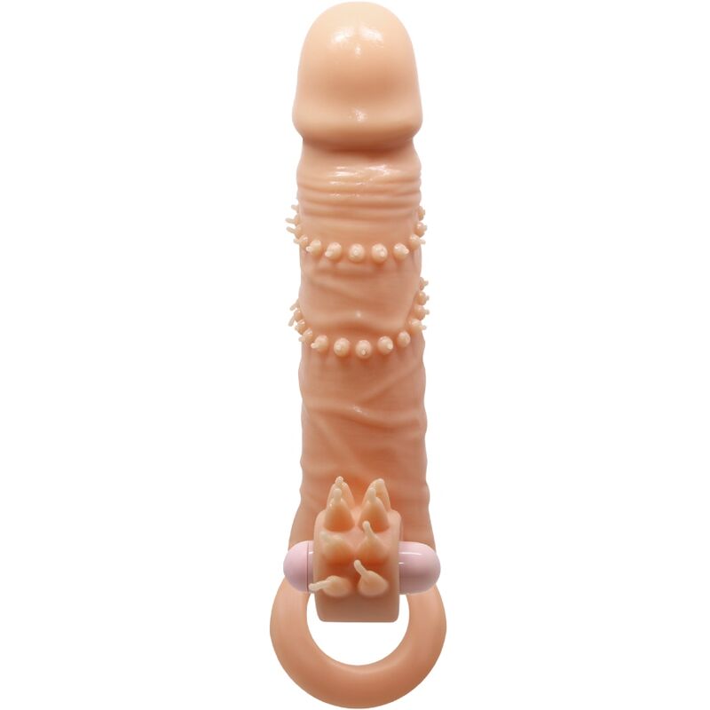 PRETTY LOVE - CAPA PARA PÊNIS CONNOR + ESTIMULADOR DE CLITÓRIS FLESH