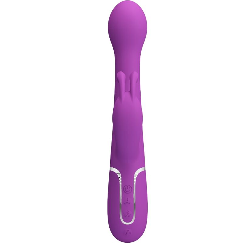 PRETTY LOVE - DEJON 3 EM 1 VIBRADOR MULTIFUNCIONAL COELHO ROXO