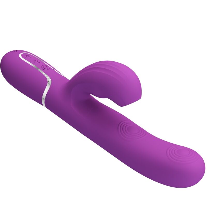 PRETTY LOVE - PERLITA 3 EM 1 VIBRADOR MULTIFUNCIONAL COELHO ROXO