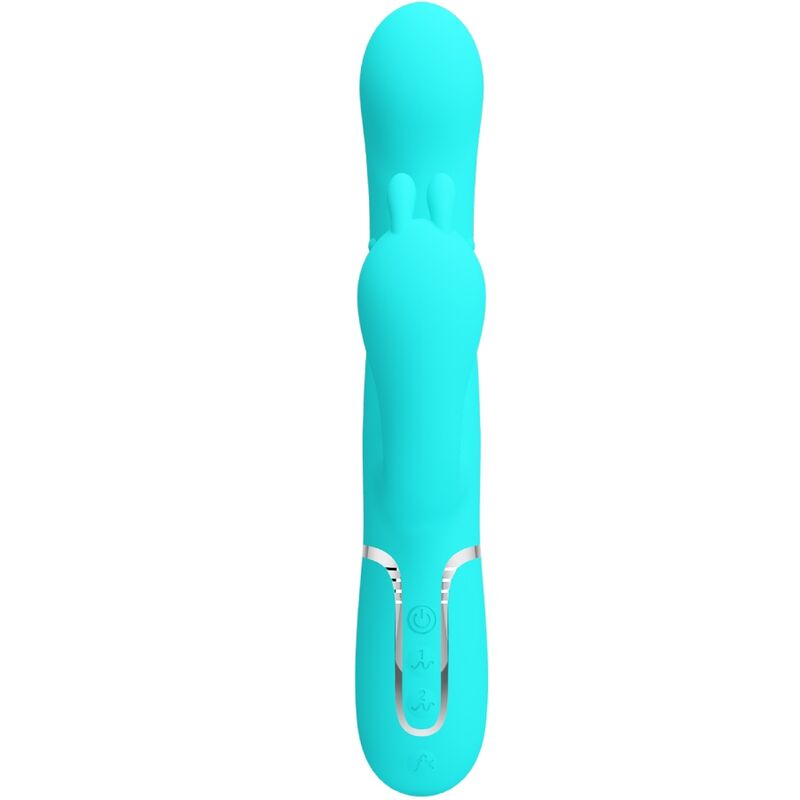 PRETTY LOVE - CAMMY 4 EM 1 VIBRADOR TRIPLO COELHO AZUL