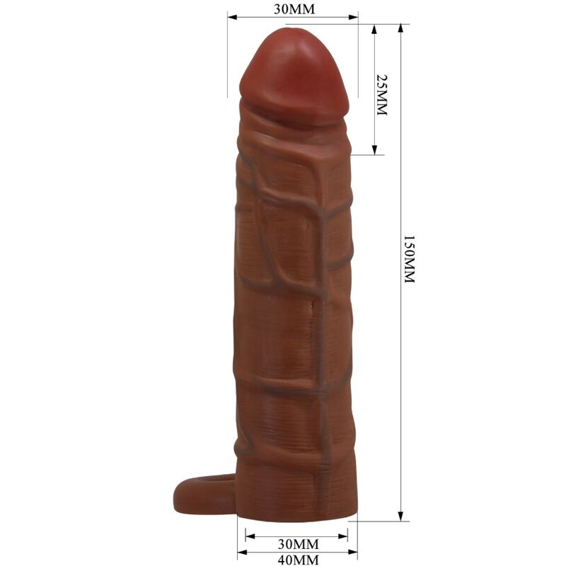 PRETTY LOVE - CAPA PENIANA KAILE COM EXTENSÃO DE 2,5 CM MULATO